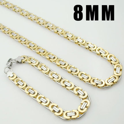 Classic Men's Egyptian Byzantine Jewelry Set