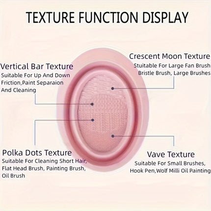Portable Silicone Makeup Brush Cleaner