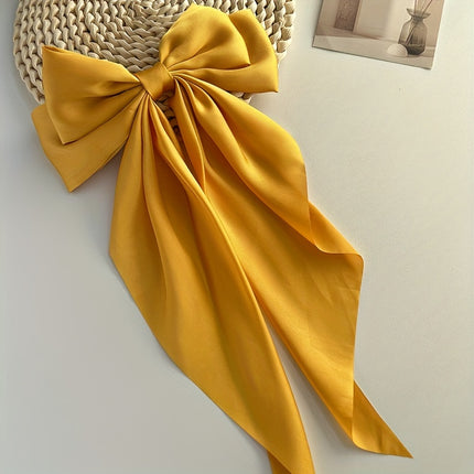 Elegant Retro Ribbon Bow Barrettes