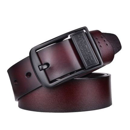 Men's Black Leather Belt