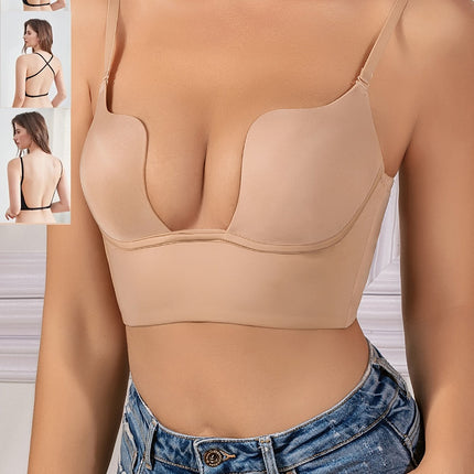 Hollow Out Scoop Push-Up Bra