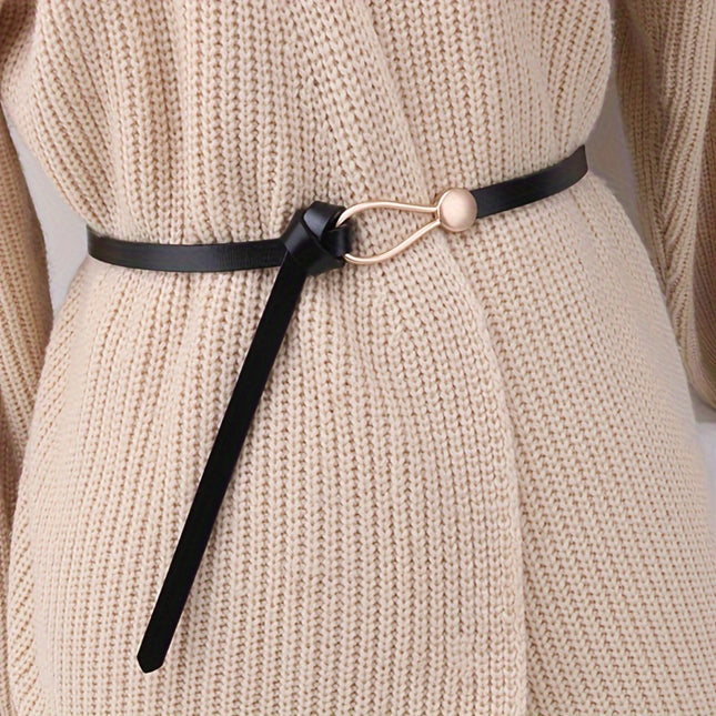 Trendy Knotted Skinny Belts
