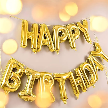 Customizable Foil Letter Balloon Banner