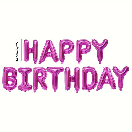 Customizable Foil Letter Balloon Banner