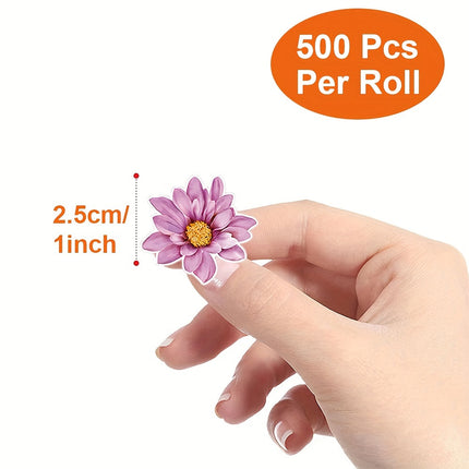 500pcs Glitter Butterfly & Flower Stickers