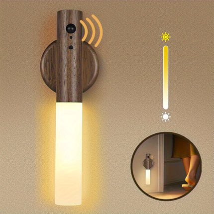 Motion-Activated LED Night Light - Magnetic, Wall Mount