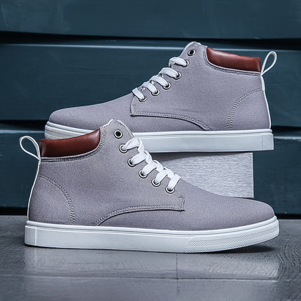 Men's High-Top Canvas Sneakers