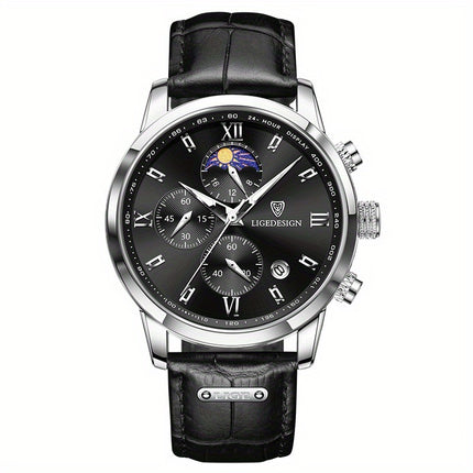 LIGE Luxury Sport Quartz Watch