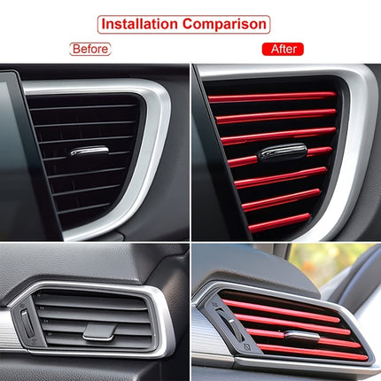 Car Vent & Door Edge Trim Strips – 10pcs Set