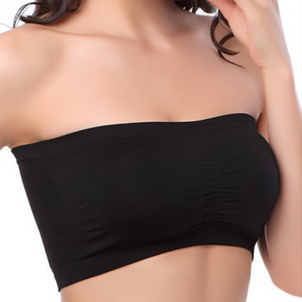 Double-Layer Shoulderless Strapless Bra