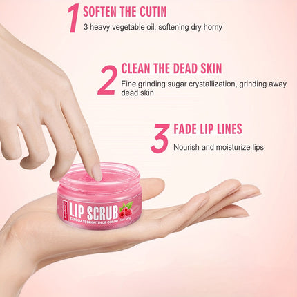 Raspberry Lip Scrub Delight