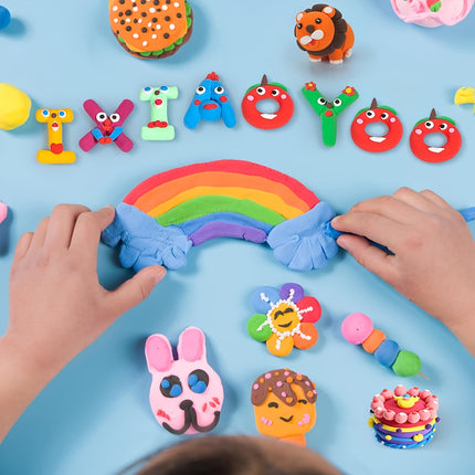 36-Color Air Dry Clay Craft Kit – Fun & Creative