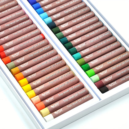 Top Series Oil Pastels: 50 Vibrant Colors