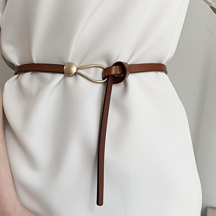 Trendy Knotted Skinny Belts