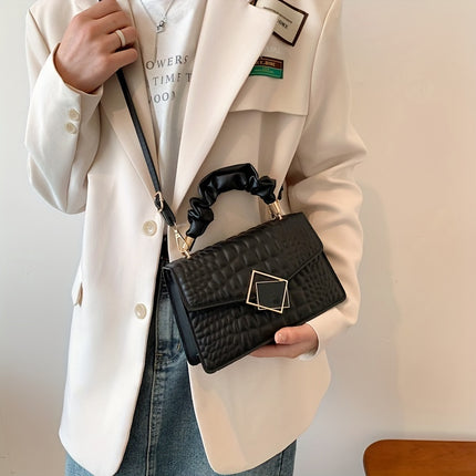 Trendy Crocodile Pattern Shoulder Bag