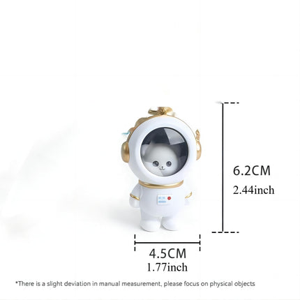 Astronaut Bear Night Light Keychain