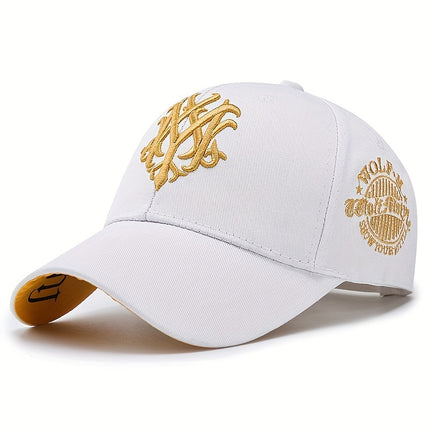 Embroidered Sunshade Baseball Cap