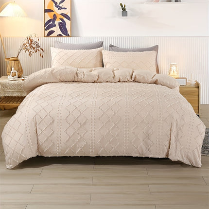 Bohemian Tufted Duvet Cover Set - Stylish & Cozy