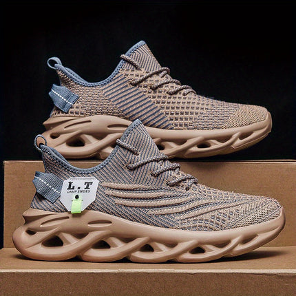 Men’s Breathable Knit Running Shoes
