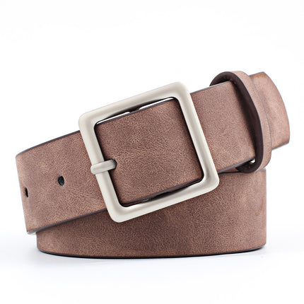 Women’s PU Leather Square Belt
