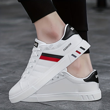 Men’s Striped Lace-Up Sneakers