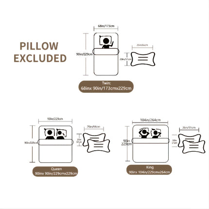 Soft & Cozy 3pcs Quilt Bedding Set