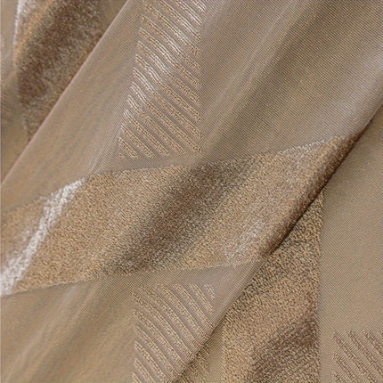 Elegant Coffee Sheer Curtains
