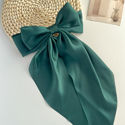 Elegant Retro Ribbon Bow Barrettes