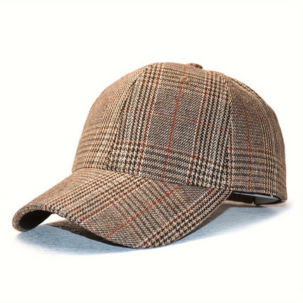 Classic Houndstooth Baseball Cap