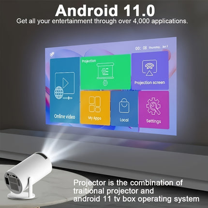 Portable 4K Smart Projector HY300