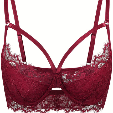 Eyelash Lace Underwire Bra