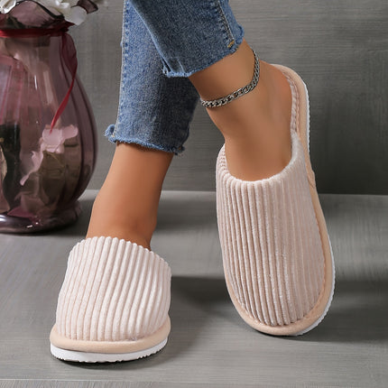 Plush Lined Cozy Indoor Slippers
