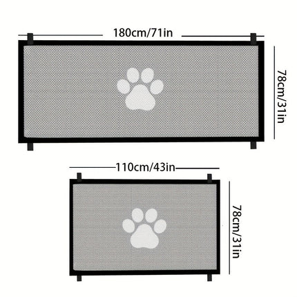 Portable Mesh Pet Gate - Monti Bargains