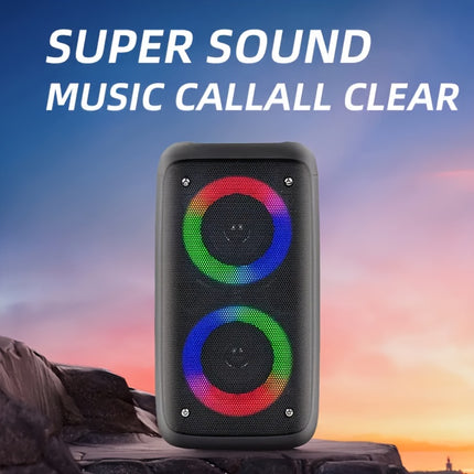 Portable Boombox with Subwoofer