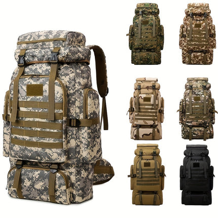 80L Hiking Travel Backpack