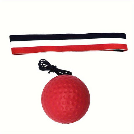 Head-Mounted Boxing Reaction Ball for Speed & Agility
