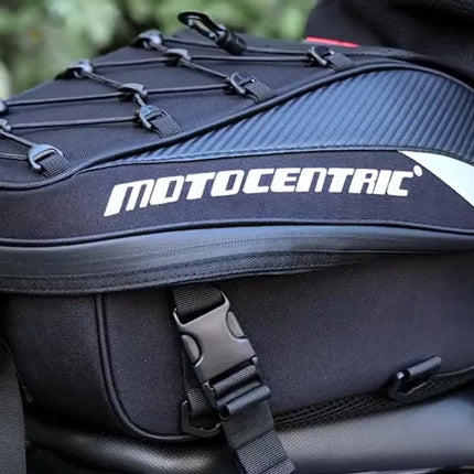 MOTOCENTRIC Waterproof 37L Motorcycle Tail Bag – High Capacity