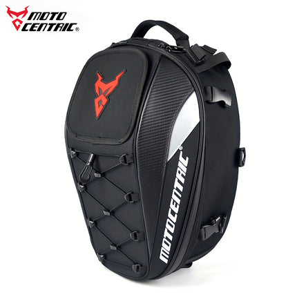 MOTOCENTRIC Waterproof 37L Motorcycle Tail Bag – High Capacity