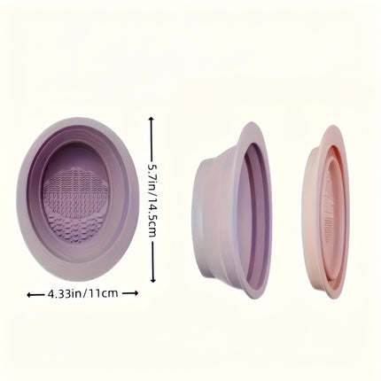 Portable Silicone Makeup Brush Cleaner