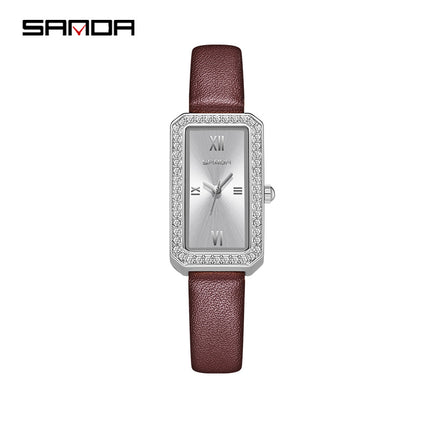 SANDA Women's Rectangular Quartz Watch