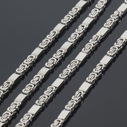 6mm Men's Stainless Steel Chain Set