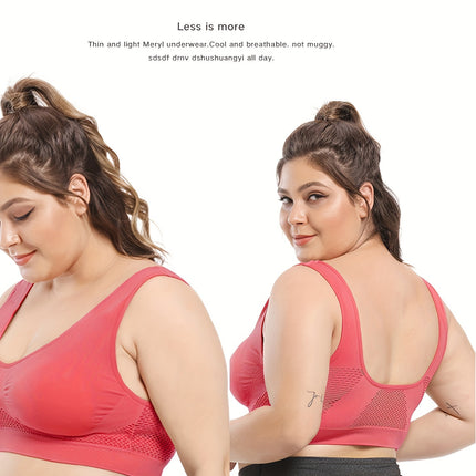 Plus Size Seamless Sports Bra