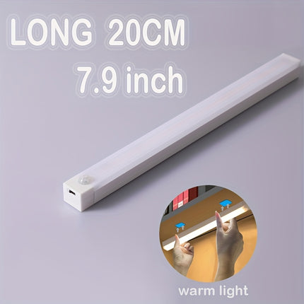 Smart Motion-Activated LED Light Strip - Wireless & USB Rechargeable