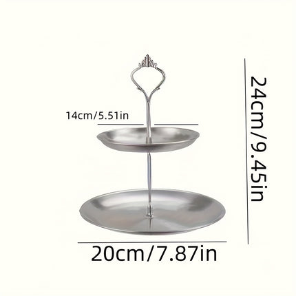 3-Tier Stainless Steel Cake Stand