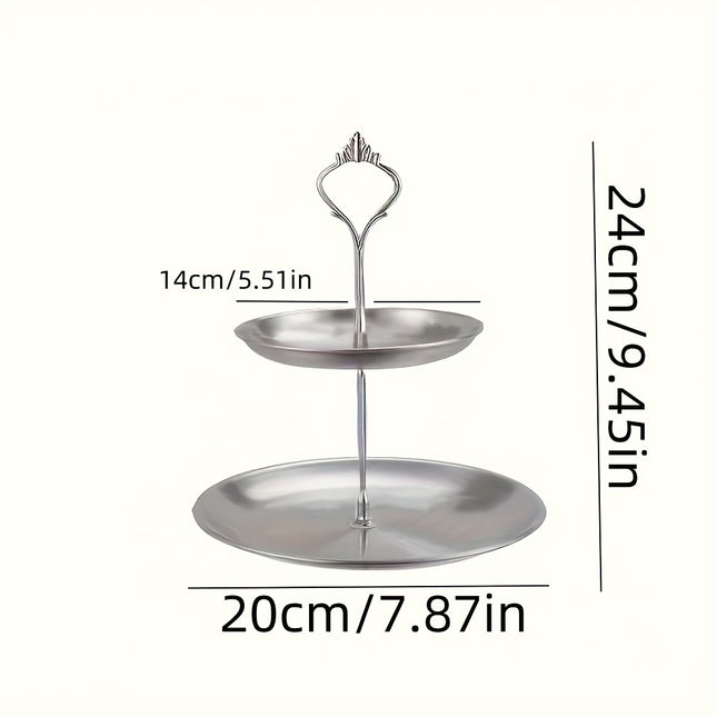 3-Tier Stainless Steel Cake Stand
