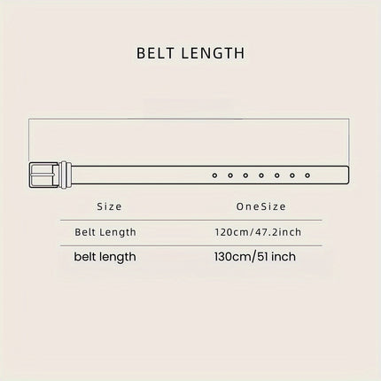 Men's Faux Leather Belt Collection