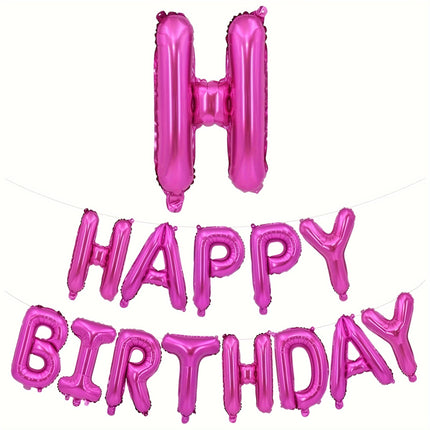 Customizable Foil Letter Balloon Banner