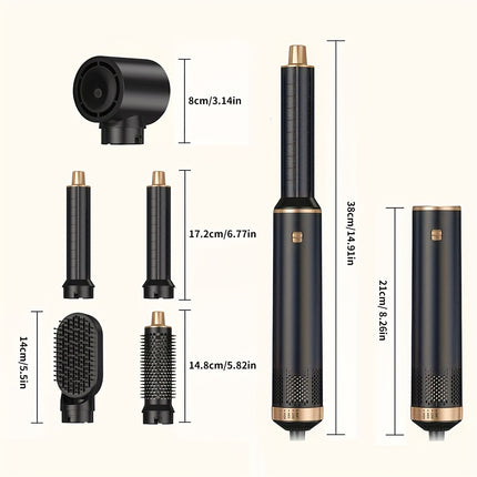 UKLISS 5-in-1 Hot Air Styling Brush