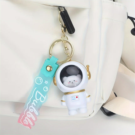 Astronaut Bear Night Light Keychain