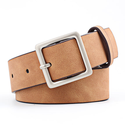Women’s PU Leather Square Belt